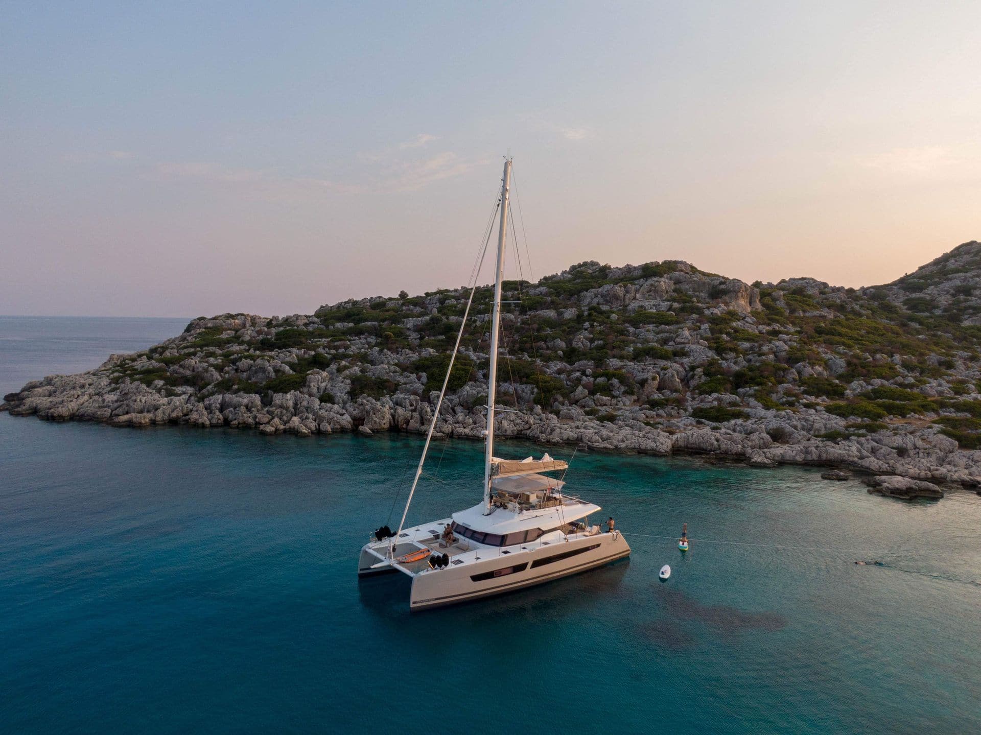 S/Y SERENISSIMA | Charter with Arthaud Yachting location-catamaran-yacht-charter-MY-serenissima-Greece